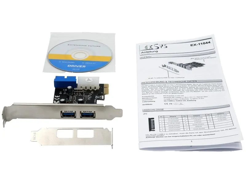 Exsys PCI-Express-Karte EX-11049