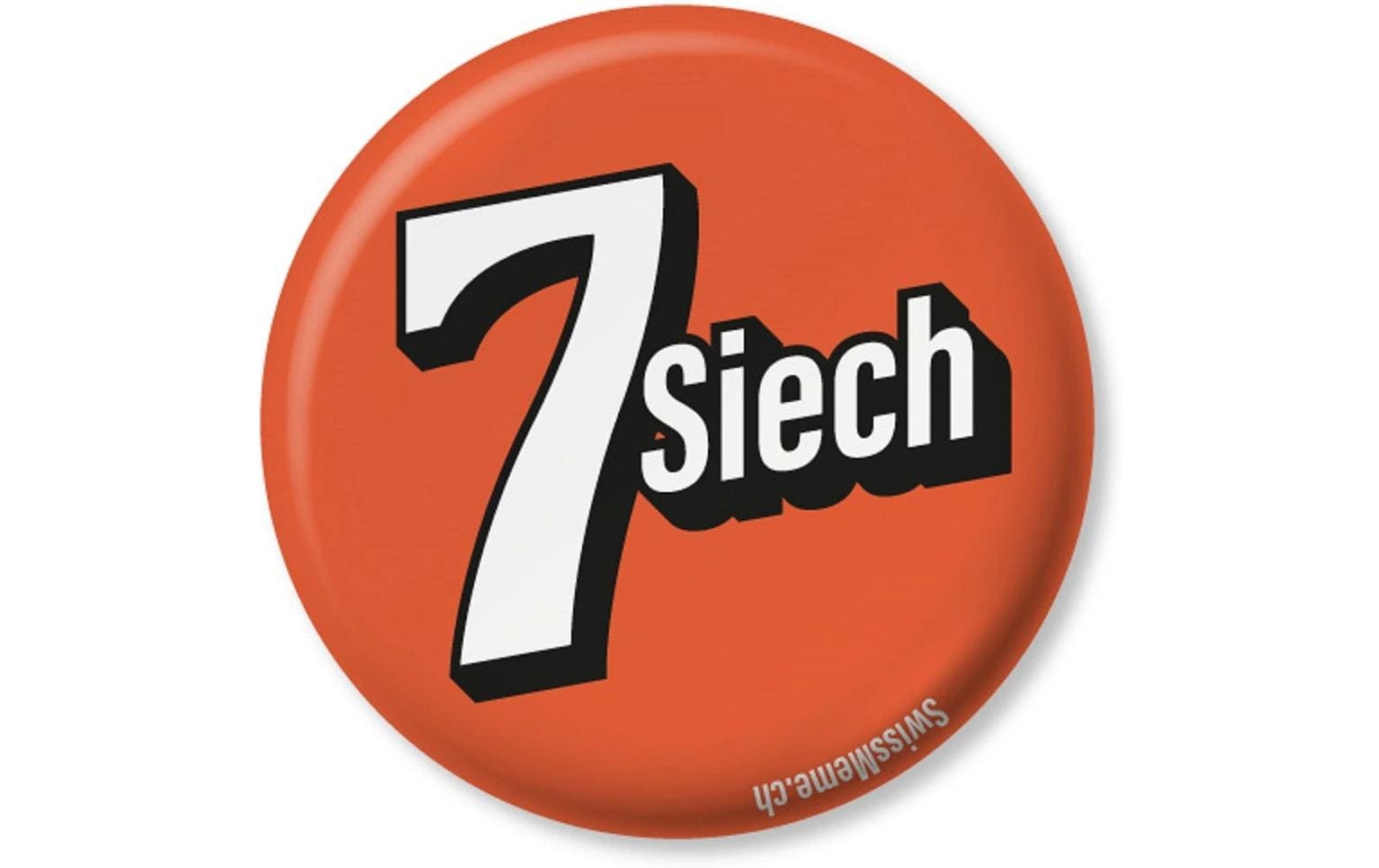Swissmeme Button 7Siech, 3.8 x 3.8 x 0.5 cm