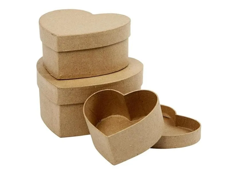 Creativ Company Papp-Schachtel 5 - 7,5 cm , 3 Stück Creativ Company Papp-Schachtel 5 - 7,5 cm , 3 Stück