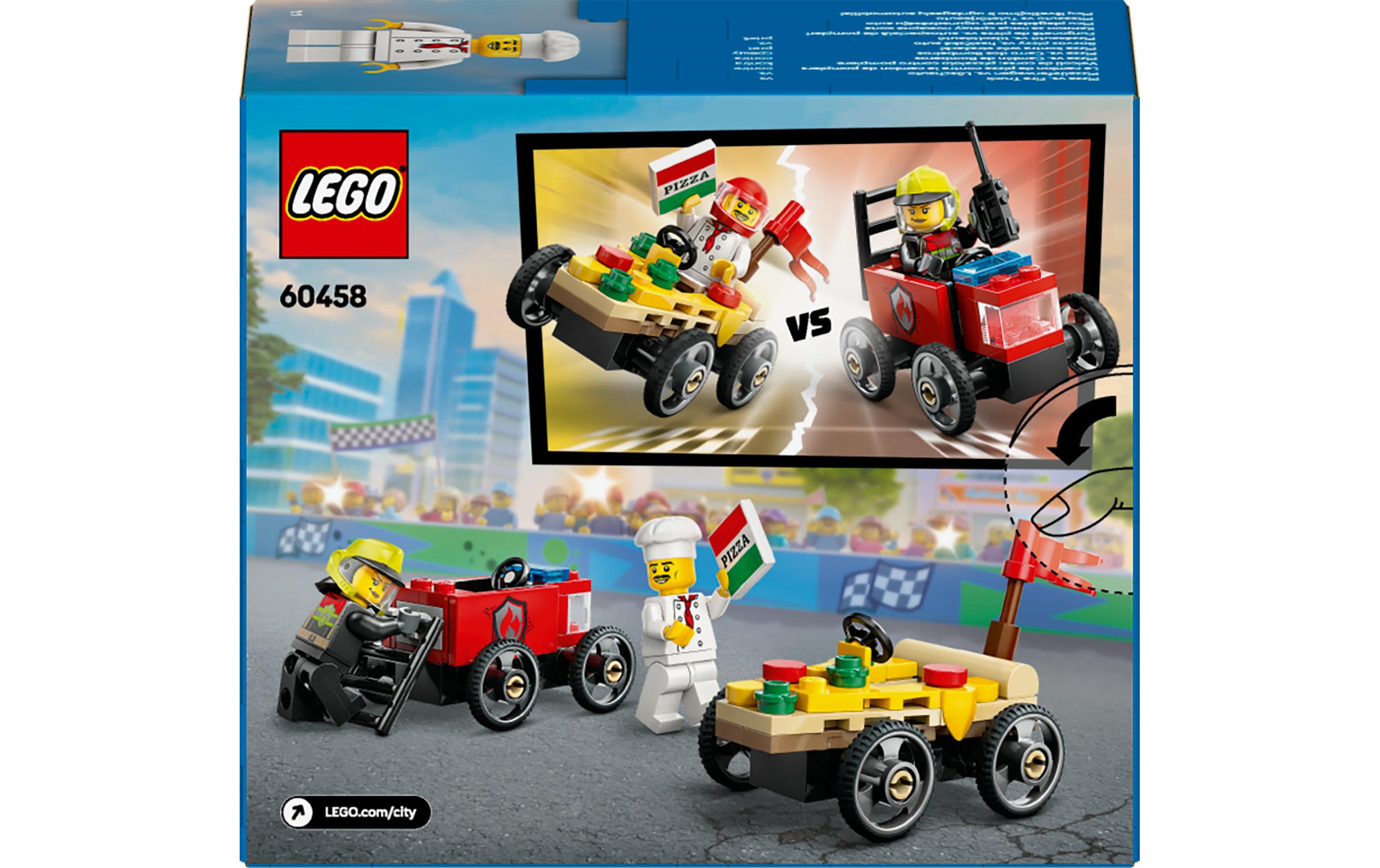 LEGO® City Pizzalieferwagen vs. Löschauto 60460