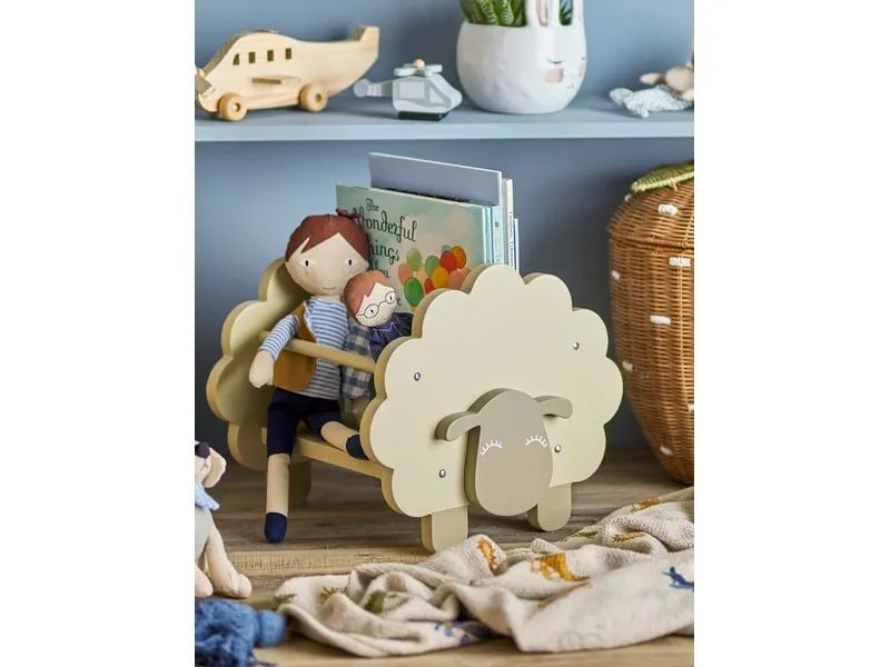 Bloomingville Bücherregal Dolly Schaf Grau, MDF