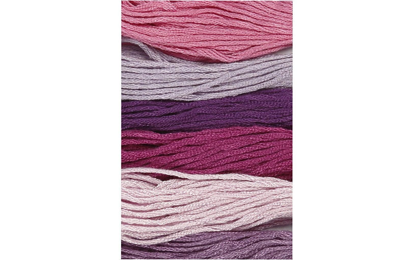 Creativ Company Stickgarn Baumwolle Lila 6 Bündel à 8 m Creativ Company Stickgarn Baumwolle Lila 6 Bündel à 8 m