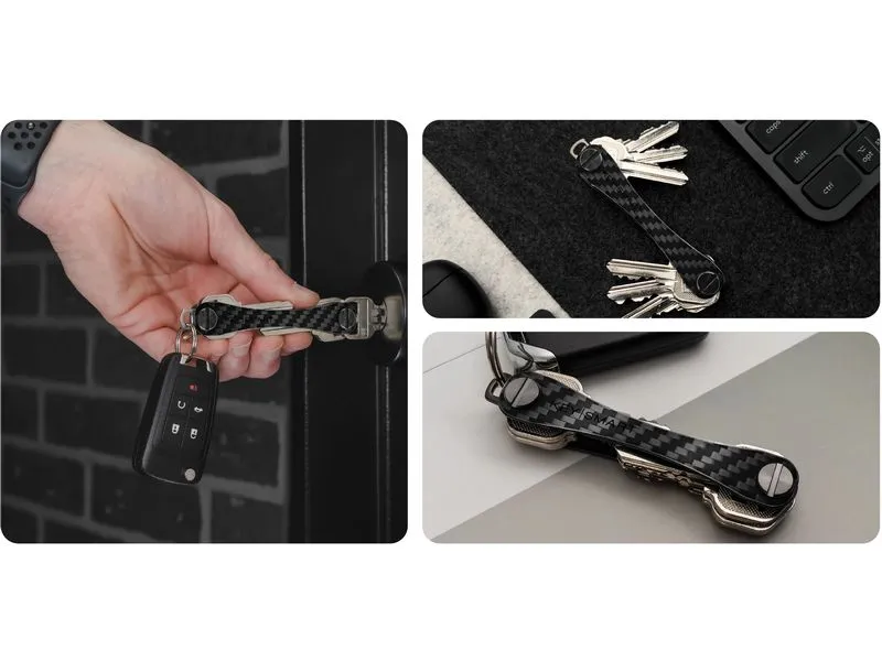 Keysmart Schlüsselhalter 3K, Schwarz