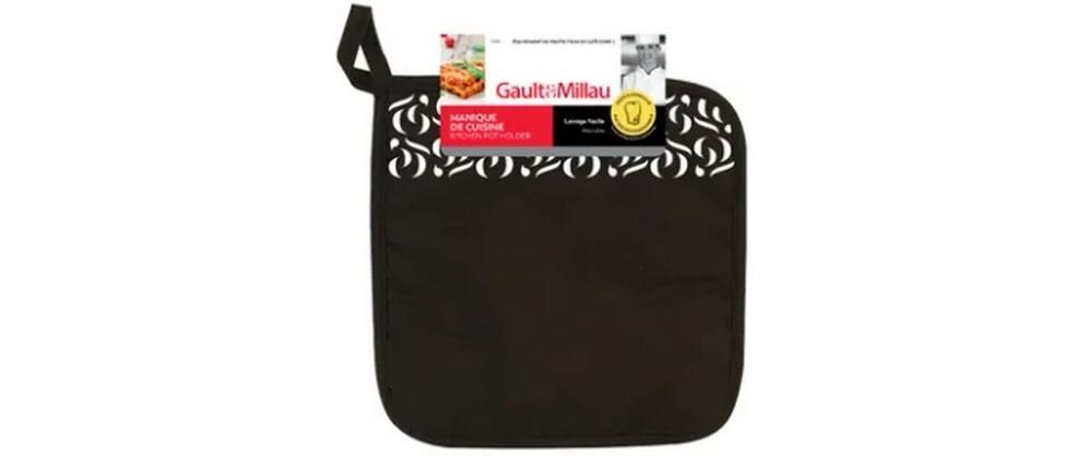 Gault Millau Topflappen 2 Stück, Schwarz