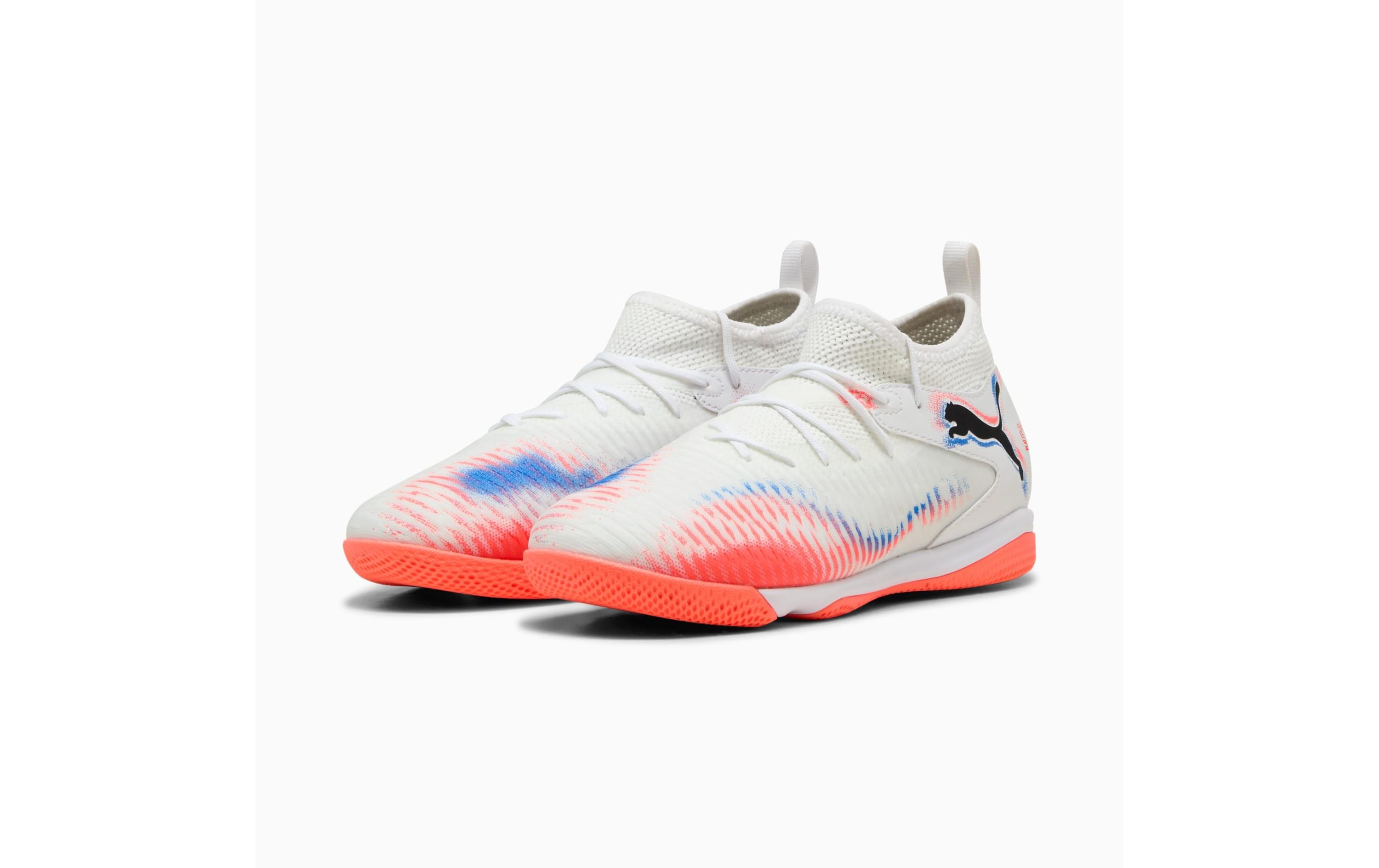 PUMA Fussballschuh Future 8 Match It + Mid Jr White, 34