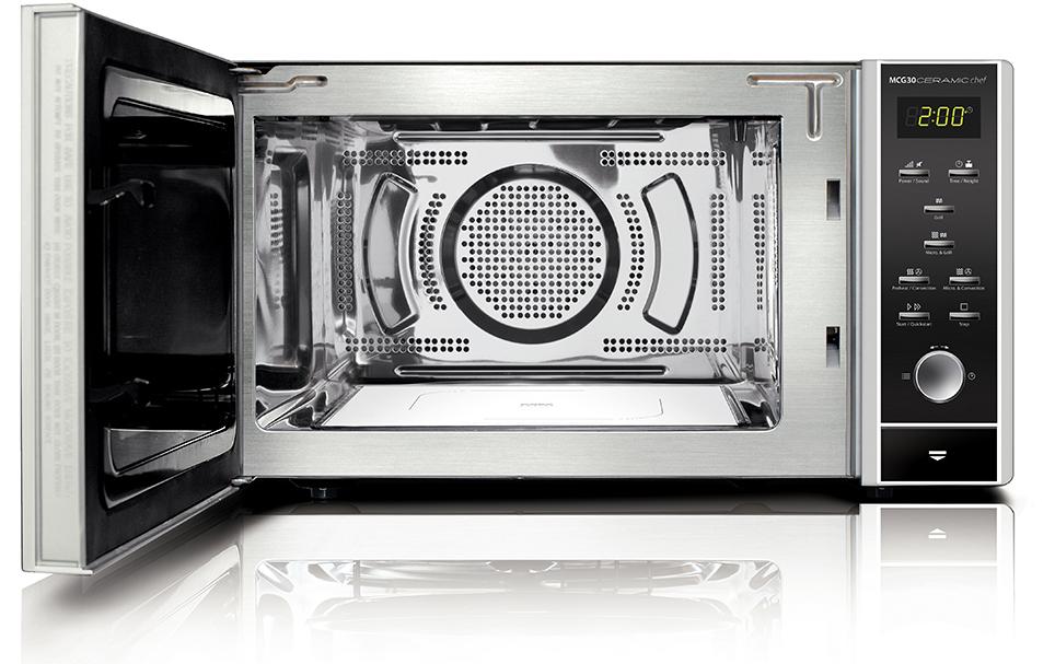 Caso Mikrowelle MCG30 Ceramic Chef Schwarz