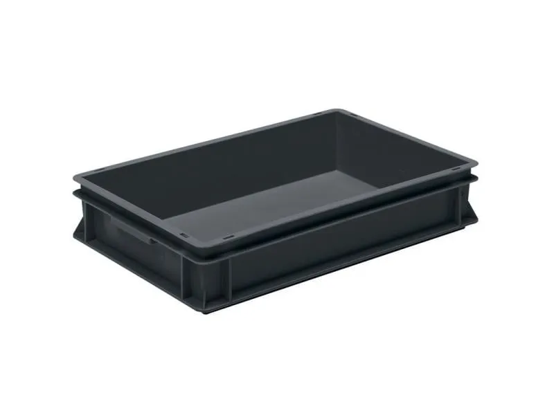 Utz Stapelbehälter RAKO ESD 600 x 400 x 117 Schwarz Utz Stapelbehälter RAKO ESD 600 x 400 x 117 Schwarz