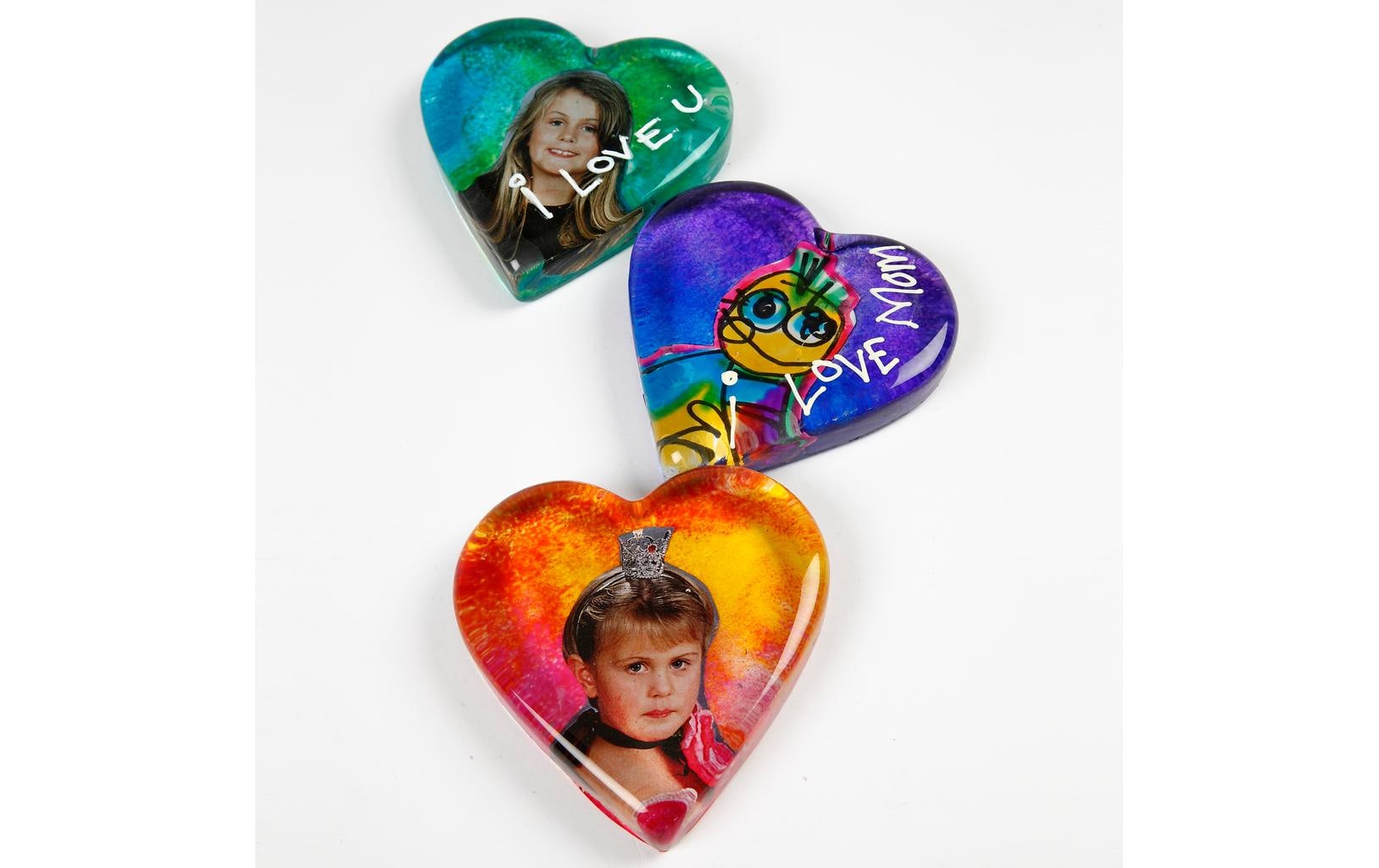 Creativ Company Glasherz 10 x 9 cm, 1 Stück