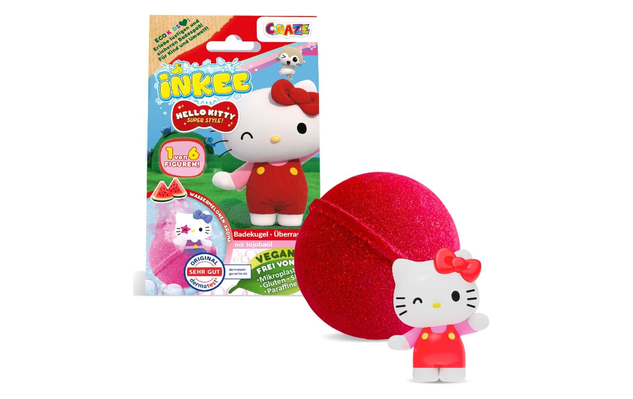 Craze Inkee Überraschungsbadekugel Hello Kitty 1 Stück, assortiert Craze Inkee Überraschungsbadekugel Hello Kitty 1 Stück, assortiert