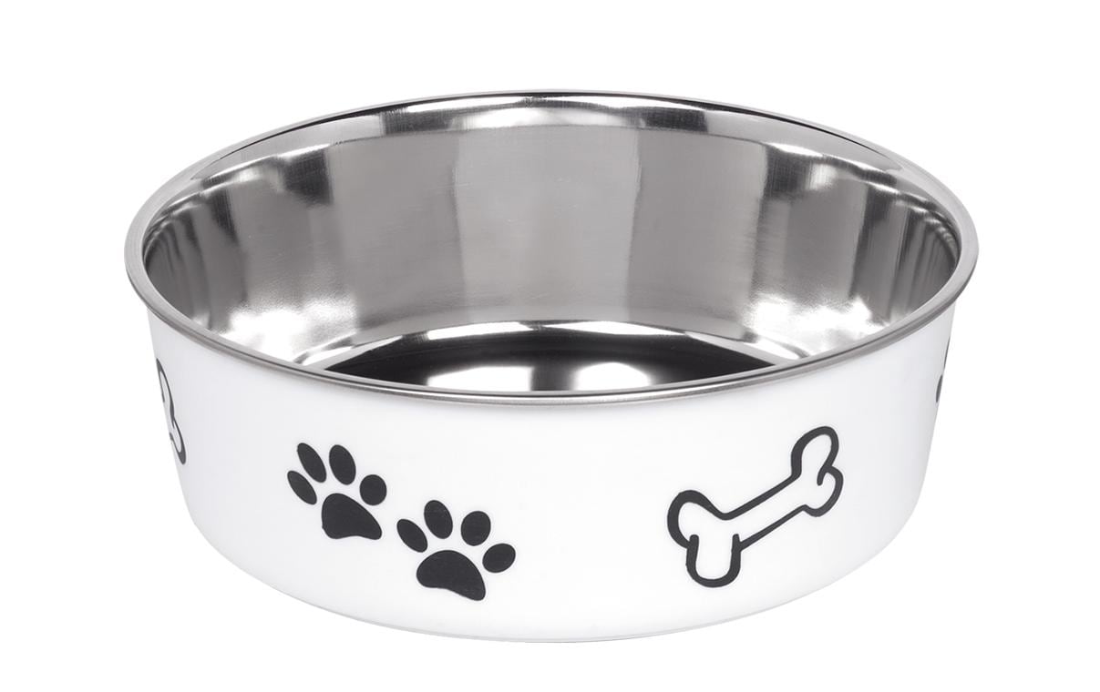 Nobby Edelstahlnapf Fusion L, 1.8 l, Weiss