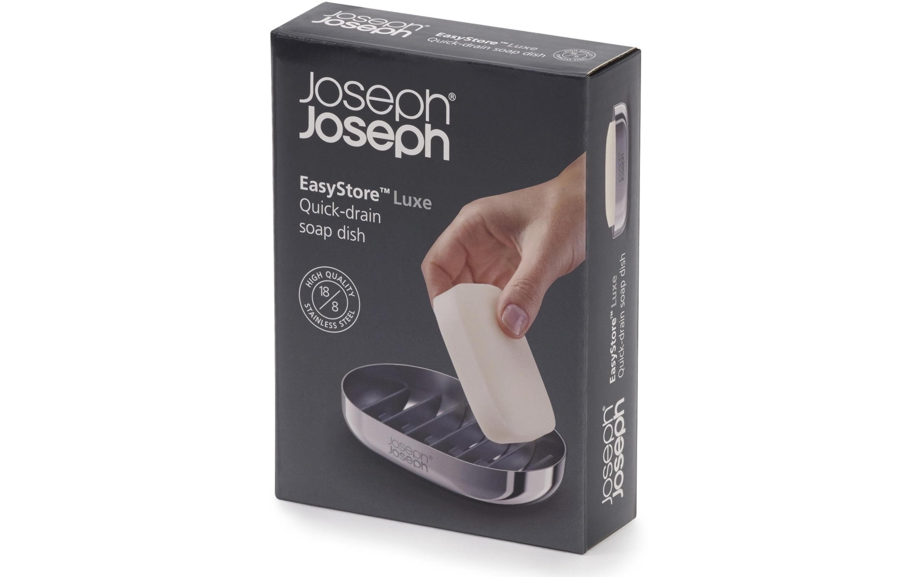 Joseph Joseph Seifenschale EasyStore Luxe, Edelstahl