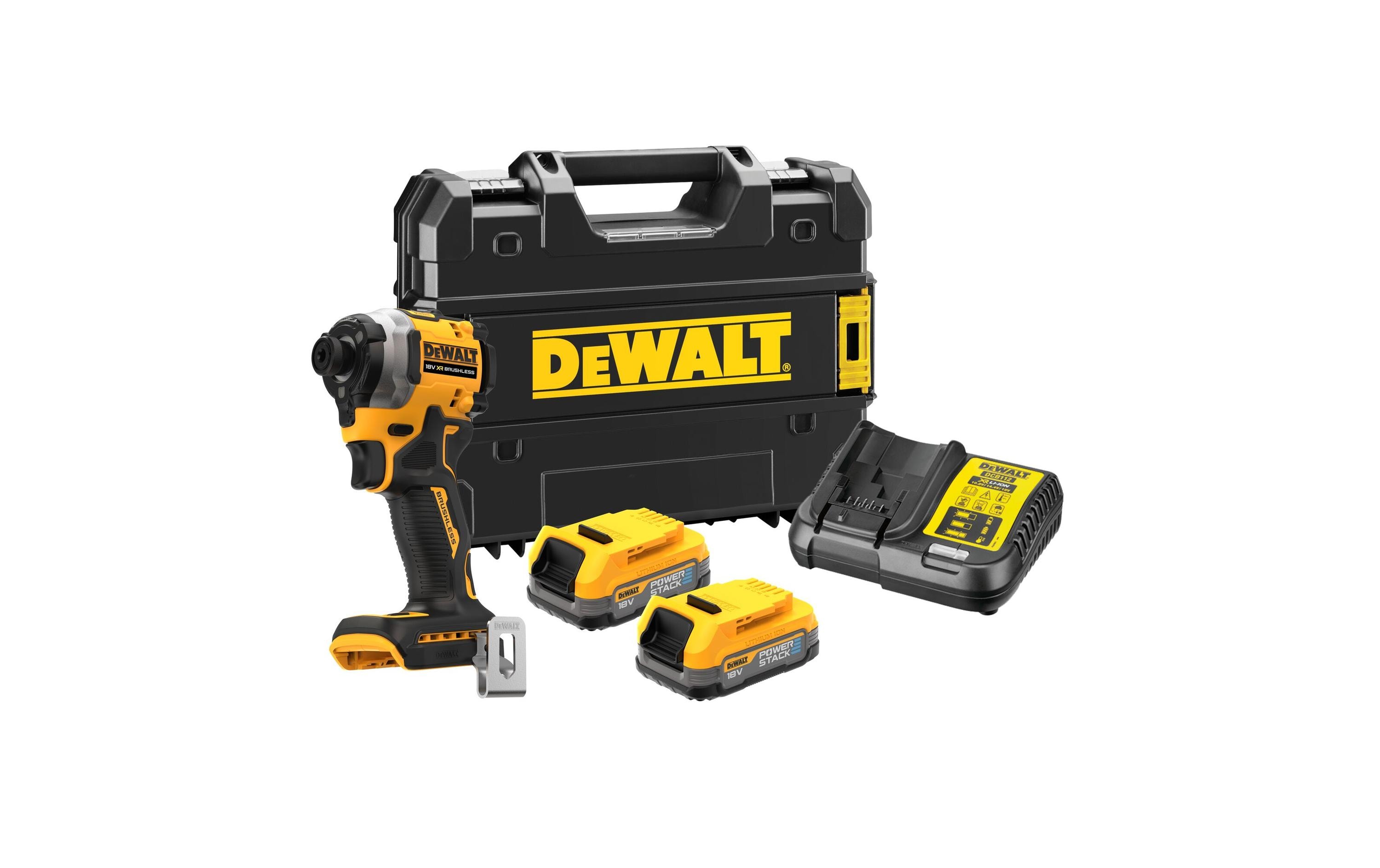 DeWalt Akku-Schlagschrauber 18 V 1/4, 2x 1.7 Ah Akku, Kit