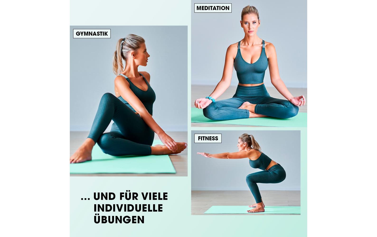 World Fitness Fitnessmatte Jivan 183 cm x 61 cm, Türkis