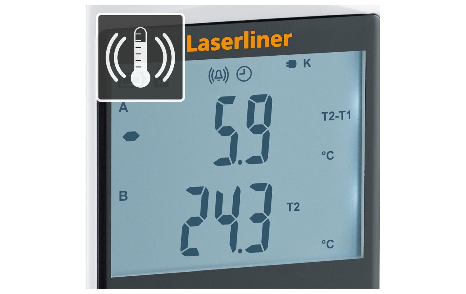 Laserliner Temperatur- und Feuchtigkeitsmessgerät ThermoMaster Plus