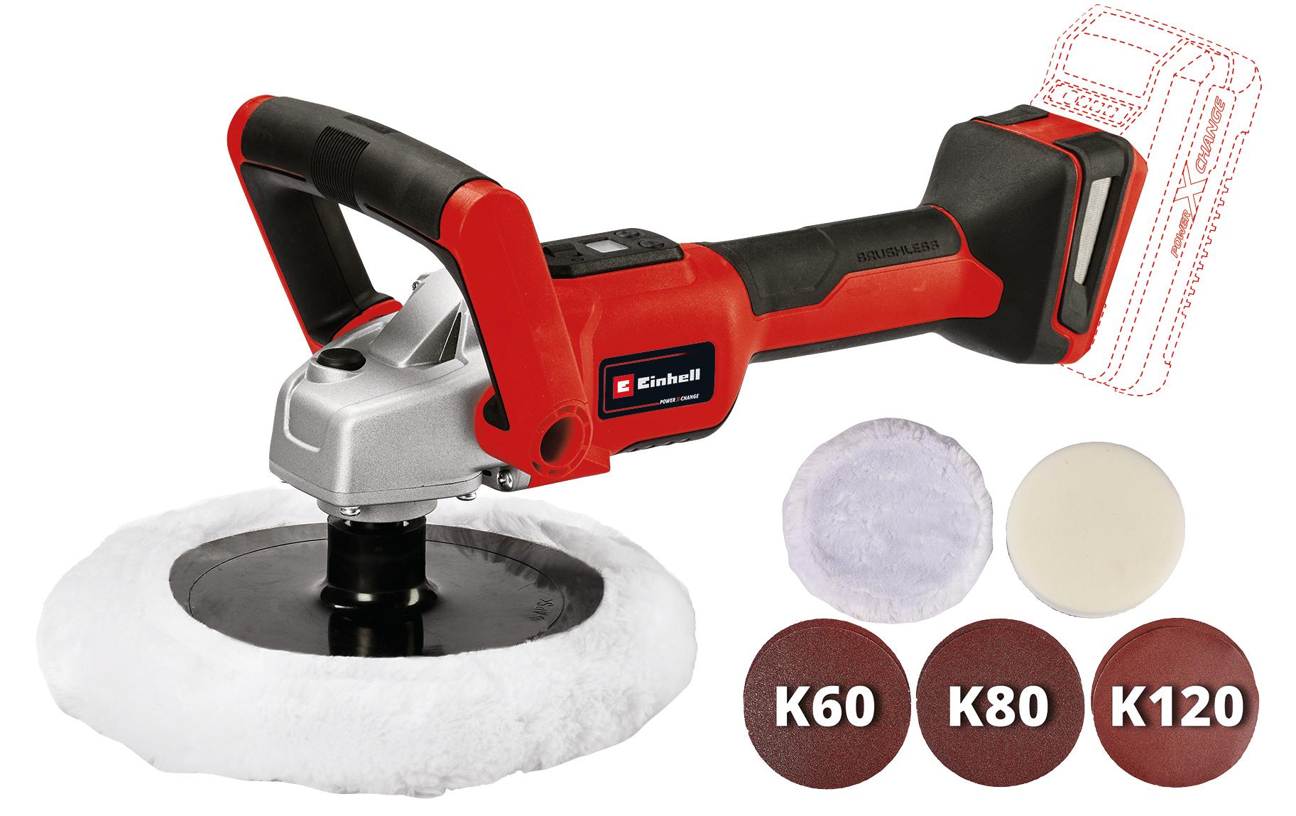 Einhell Automotive Akku-Poliermaschine CE-CP 18/180 Li E-Solo Einhell Automotive Akku-Poliermaschine CE-CP 18/180 Li E-Solo