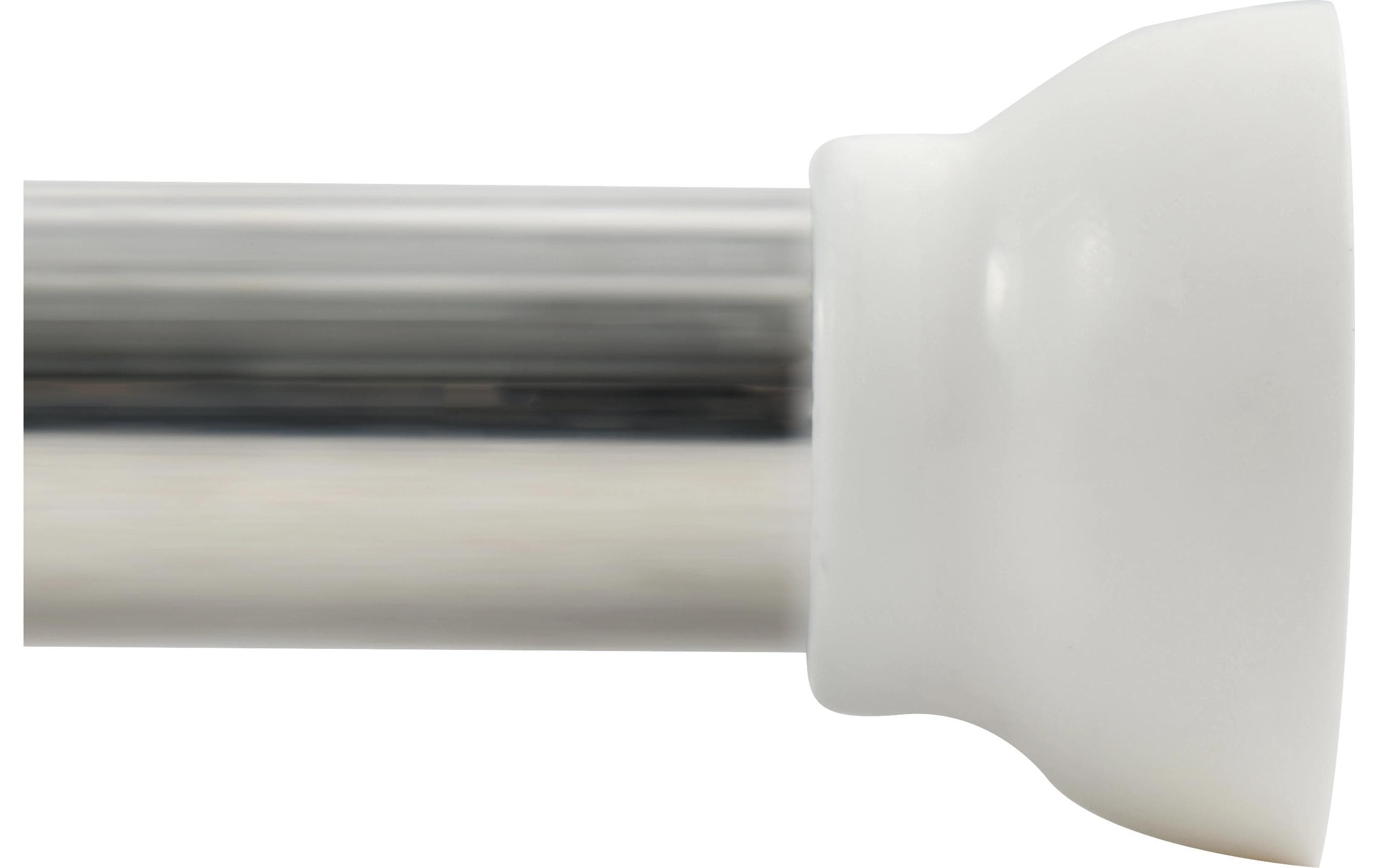 spirella Duschvorhangstange Kreta 75/125 x 3.5 cm, Grau