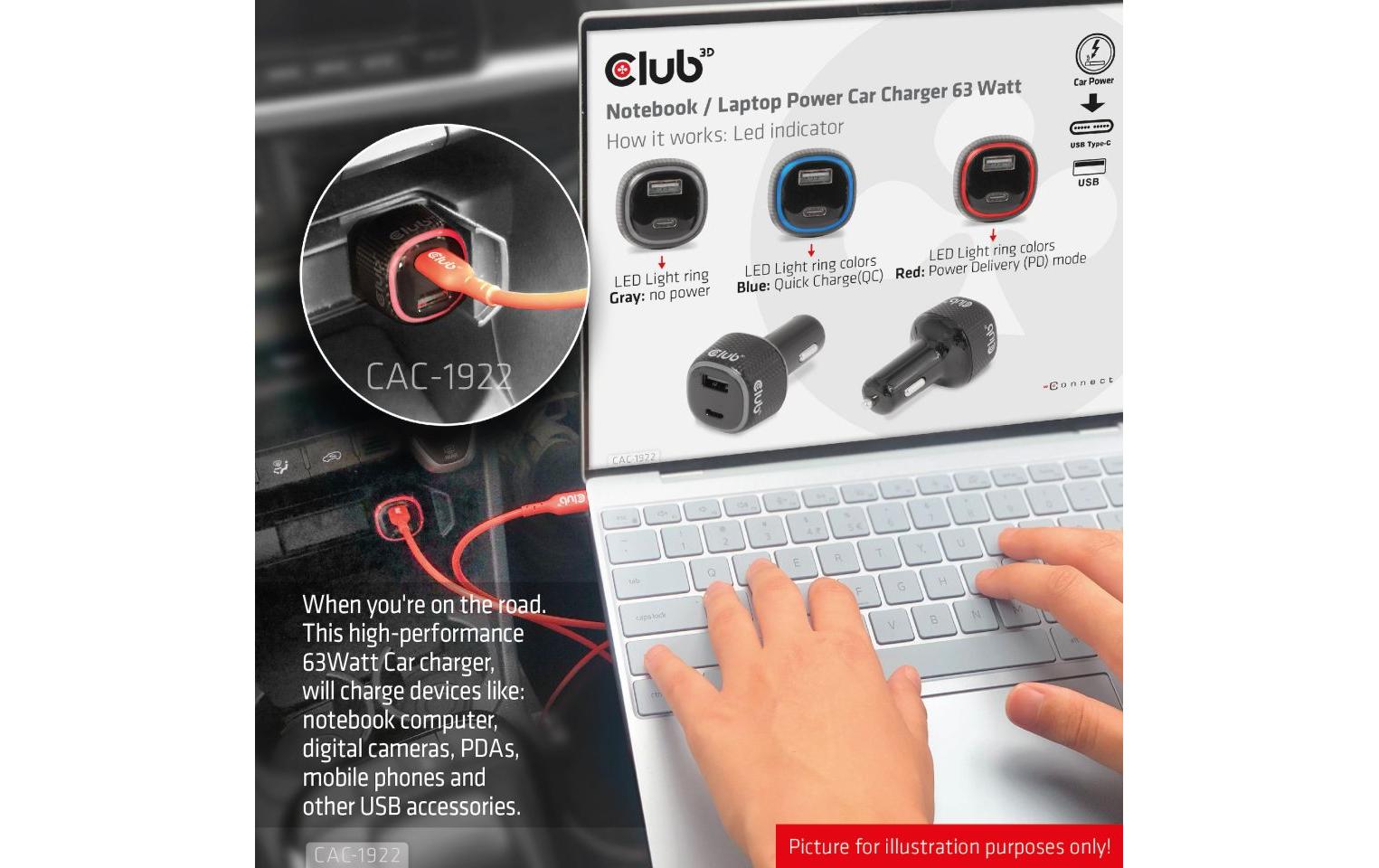 Club 3D Autoladegerät CAC-1922