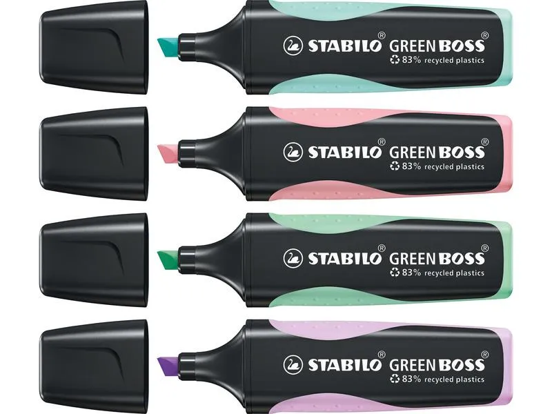 STABILO Textmarker Greenboss Orange/Schwarz, 10 Stück STABILO Textmarker Greenboss Orange/Schwarz, 10 Stück