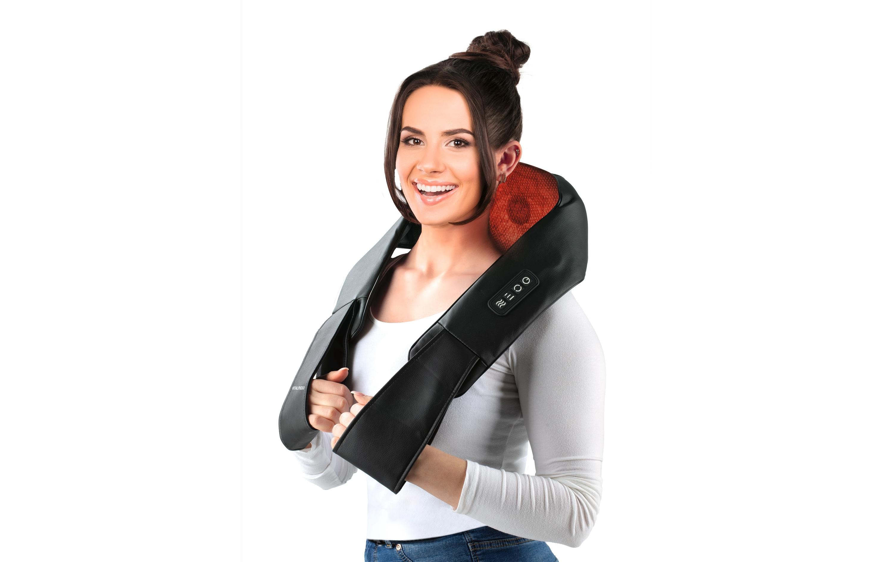 VITALmaxx Nacken-Massagekissen 12 V, Schwarz