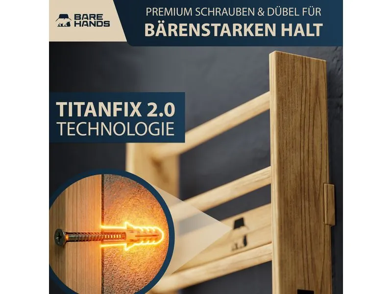 Bare Hands Bare Hands Sprossenwand Holz 400 kg