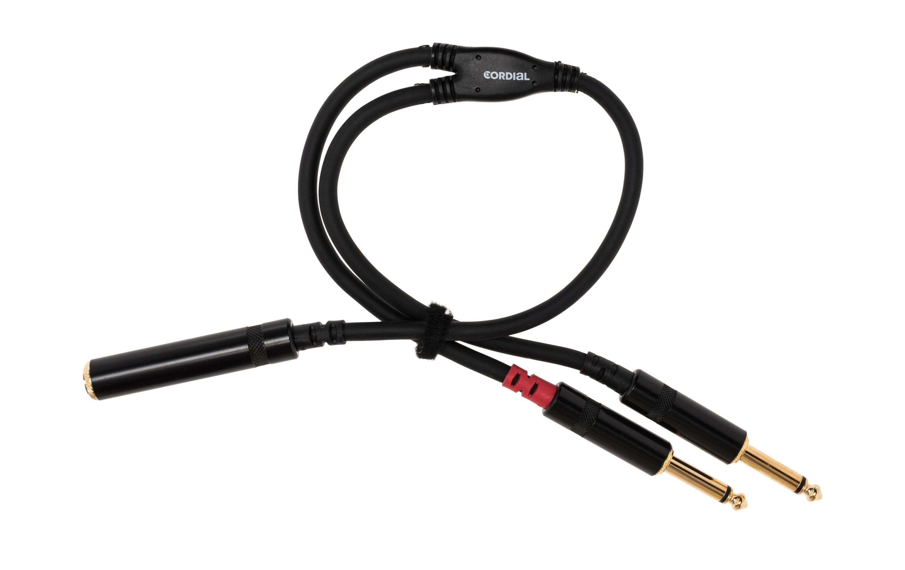 Cordial Audio-Kabel 6.3 mm Klinke - 6.3 mm Klinke 0.3 m