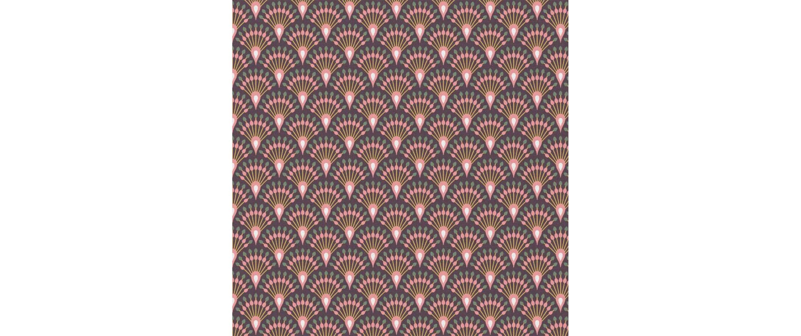 Basteln Stoff Ginza 100 x 150 cm, Aubergine / Rosa Basteln Stoff Ginza 100 x 150 cm, Aubergine / Rosa