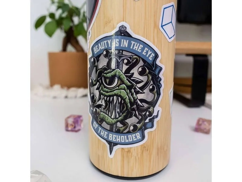 Glass Staff Eye of The Beholder Sticker Mehrfarbig