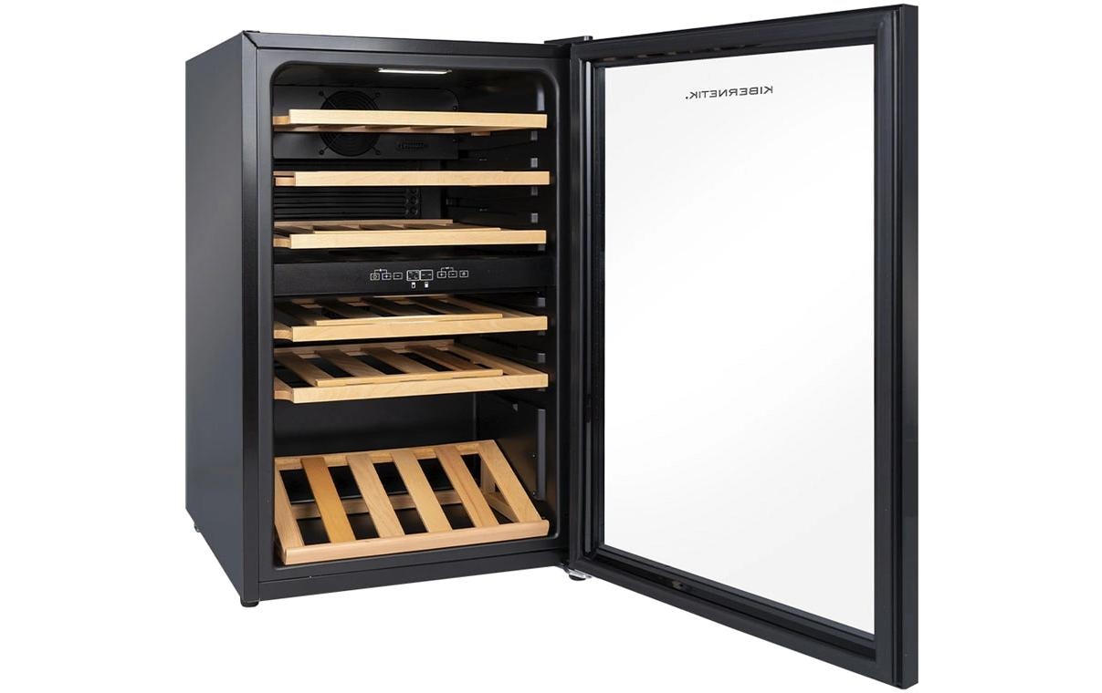 Kibernetik Weinkühlschrank WKH39D Rechts, Schwarz