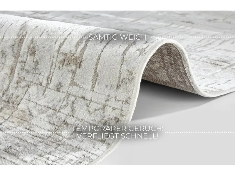 Elle Decoration Teppich Chameis 160 cm x 230 cm, Beige/Kupfer