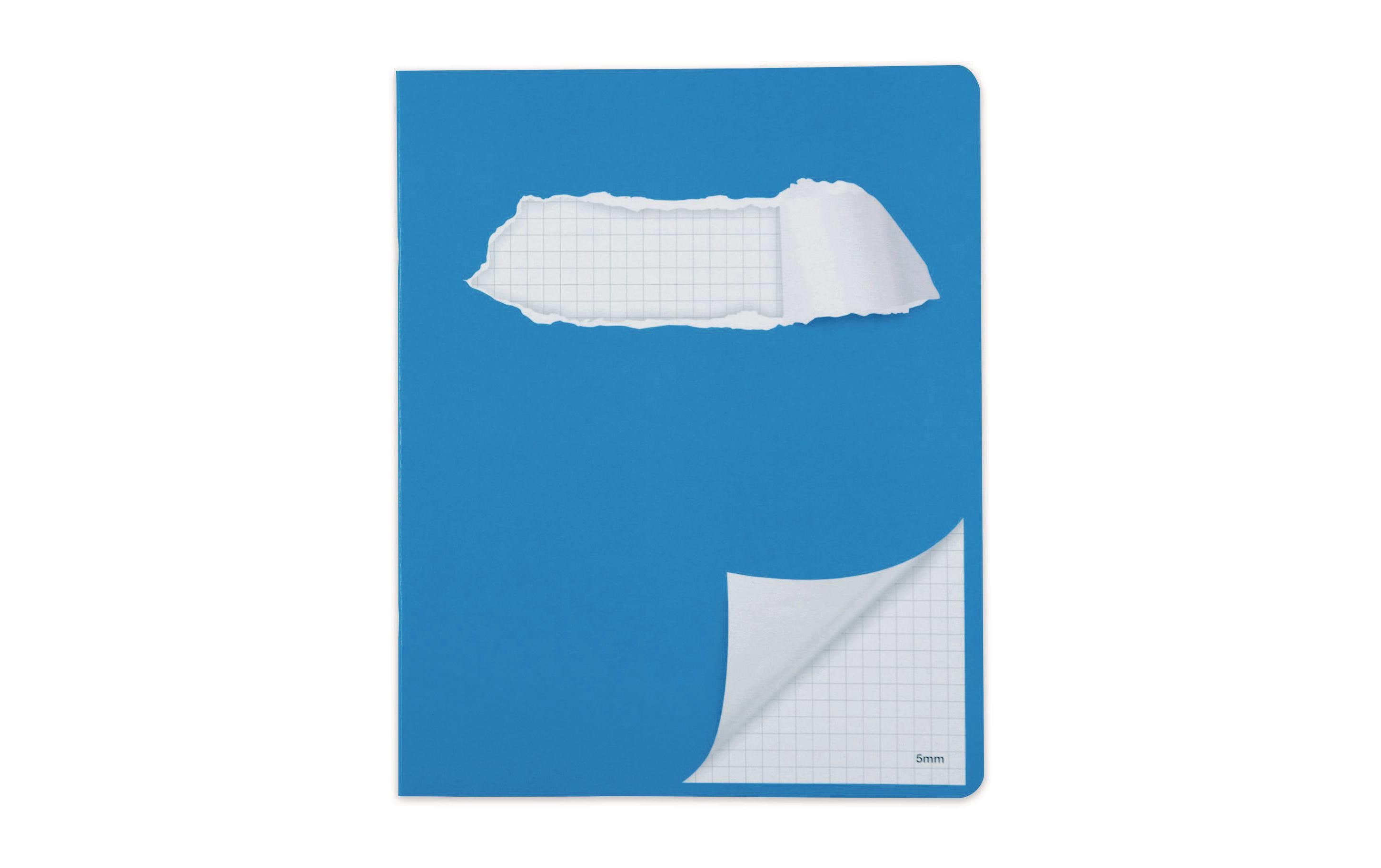 ELCO Schulheft 5 mm E5, Kariert, Blau/Weiss ELCO Schulheft 5 mm E5, Kariert, Blau/Weiss