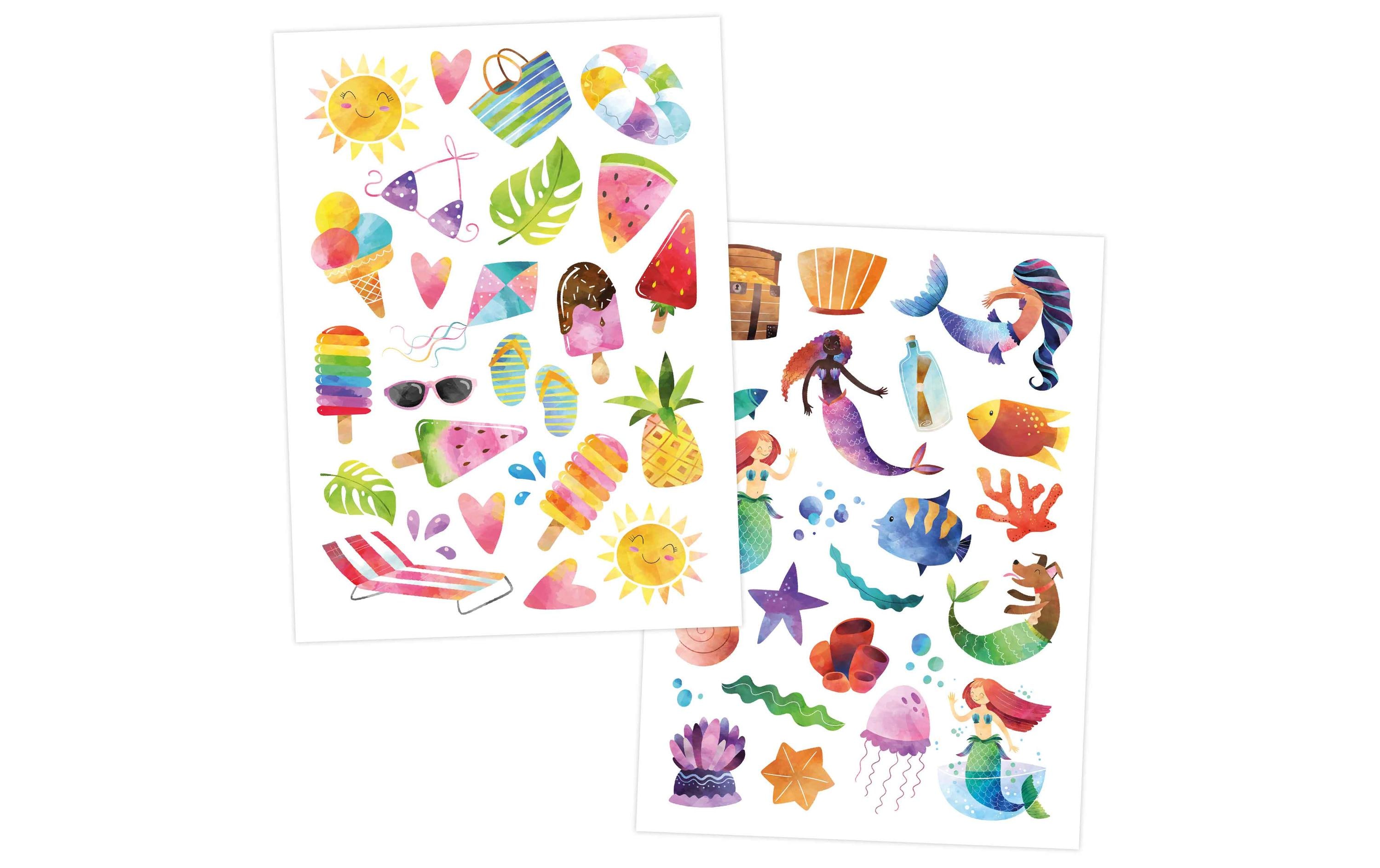 Papierdrachen Tattoo Set Metallic – Beach Vibes Papierdrachen Tattoo Set Metallic – Beach Vibes
