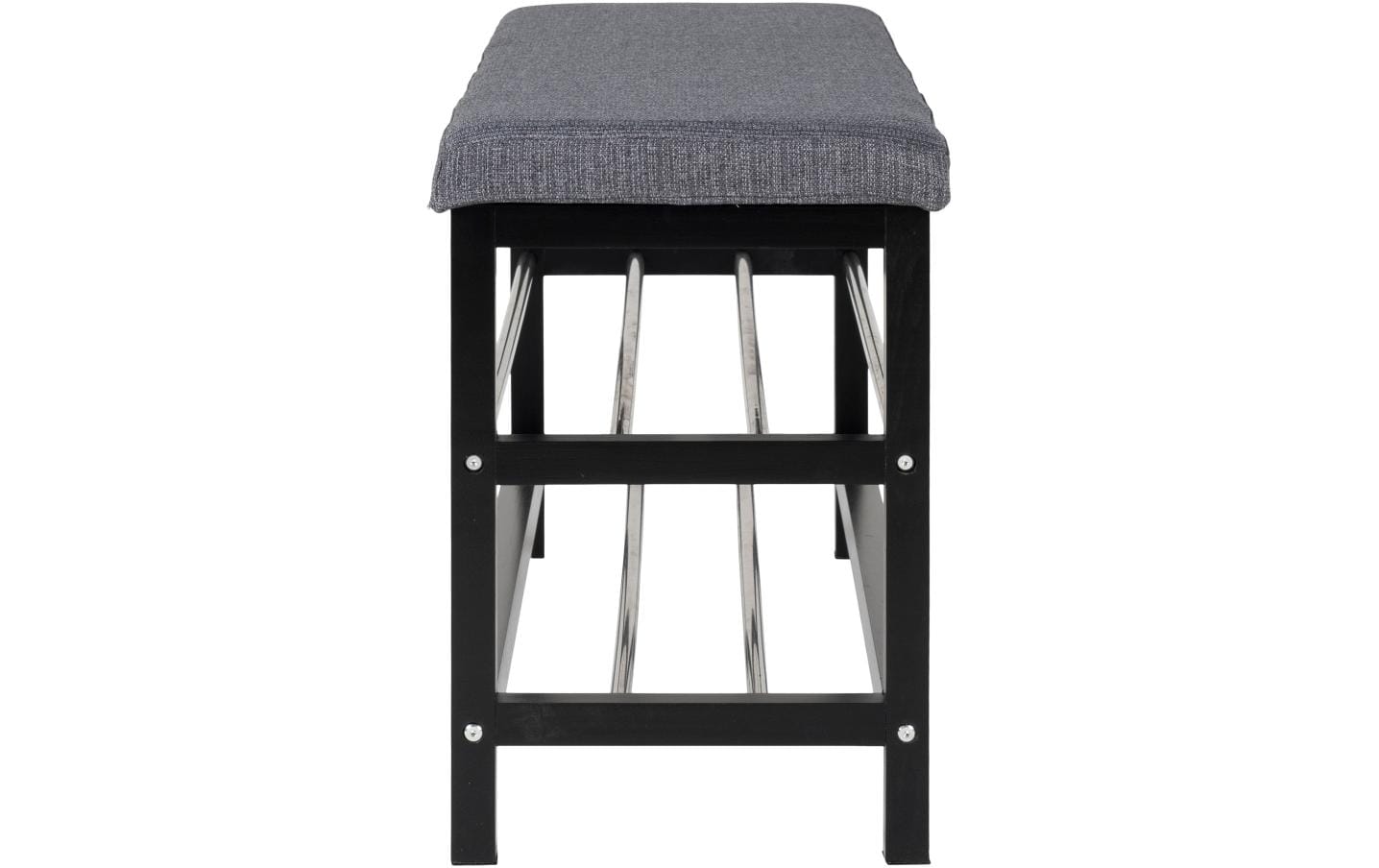 House Nordic Sitzbank Padova 100 x 50 cm, Grau/Schwarz