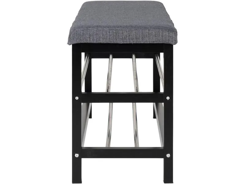 House Nordic Sitzbank Padova 100 x 50 cm, Grau/Schwarz House Nordic Sitzbank Padova 100 x 50 cm, Grau/Schwarz