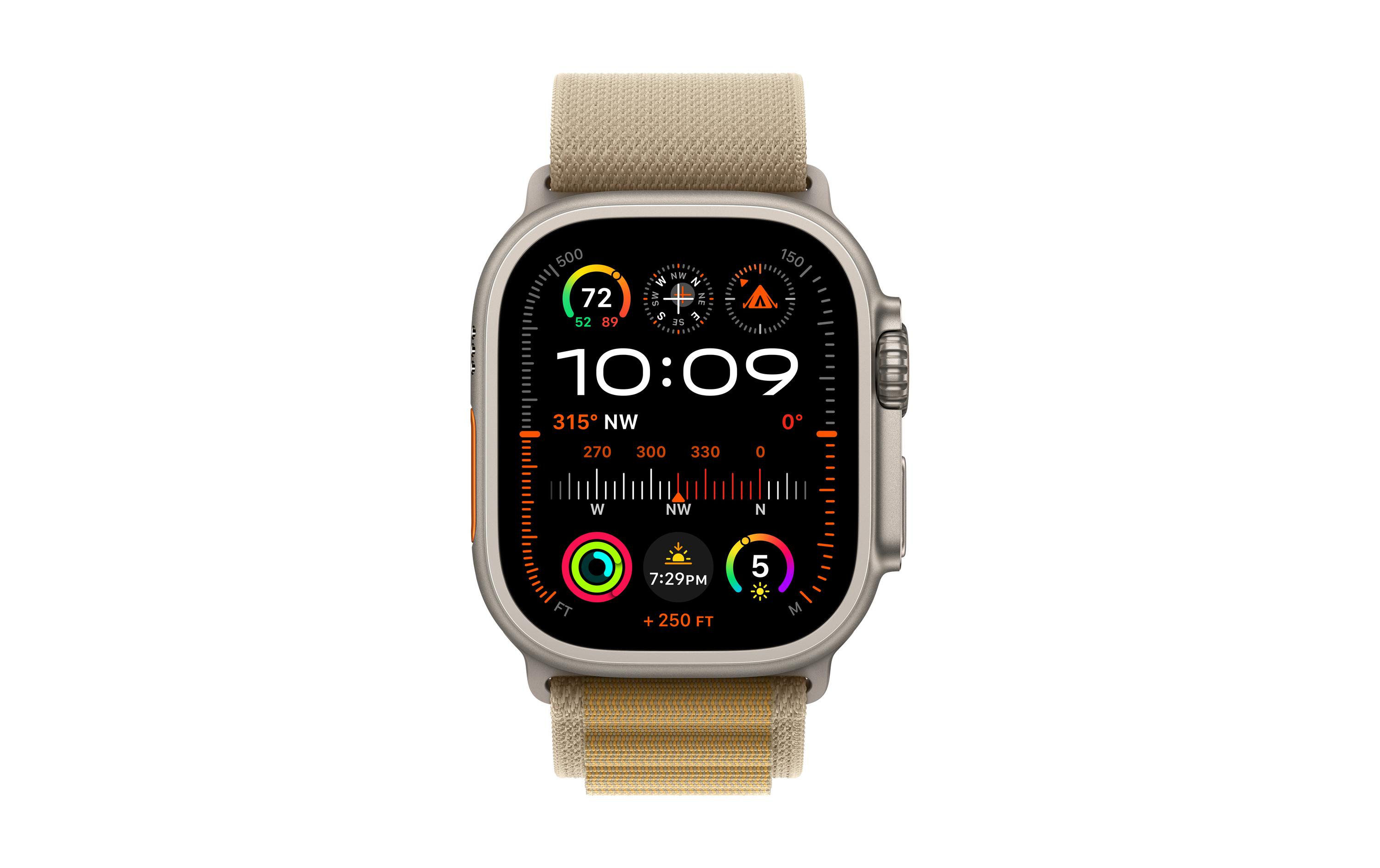 Apple Alpine Loop 49 mm Hellbraun/Grau L