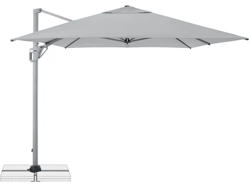 Doppler Sonnenschirm Active II 350 x 260 - Hellgrau Doppler Sonnenschirm Active II 350 x 260 - Hellgrau