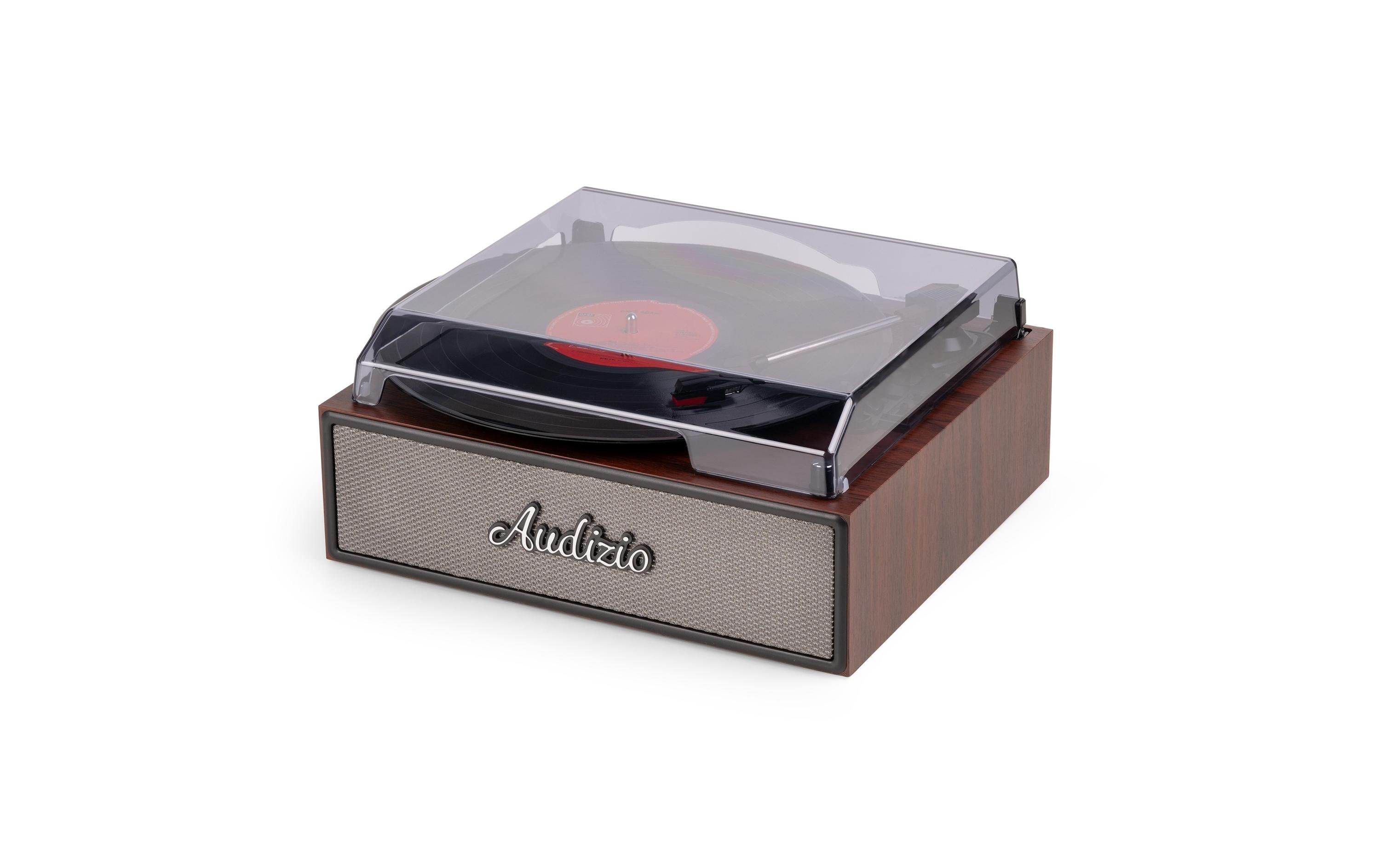Audizio Plattenspieler mit Bluetooth Reno-WD Stereo Braun