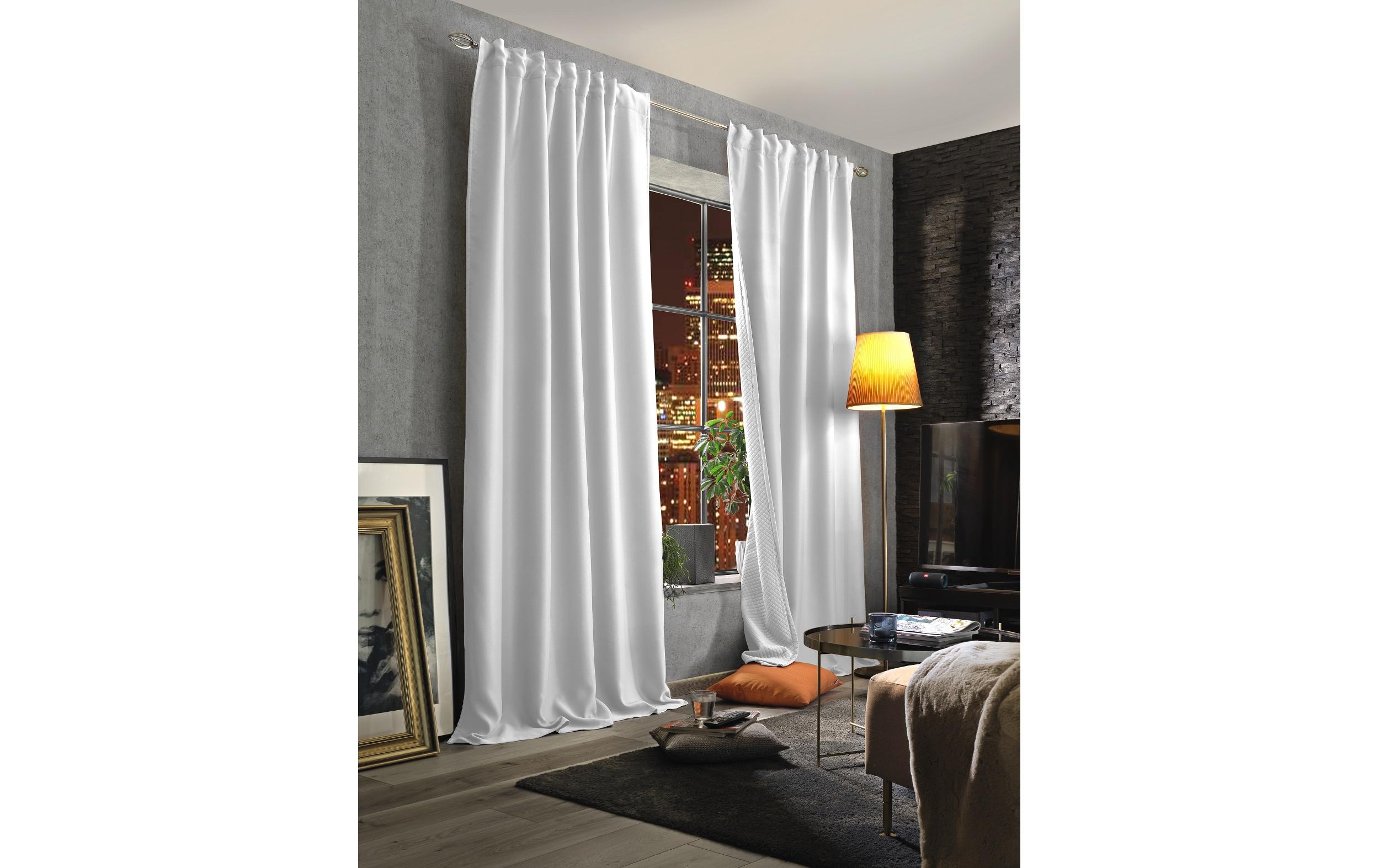 Stotz Decor AG Verdunklungsvorhang mit Faltenband Finley 135 cm x 245 cm