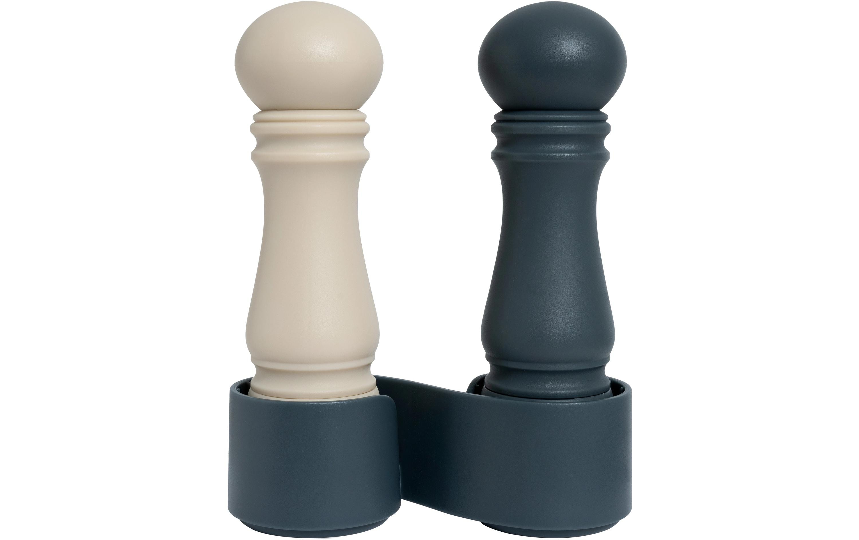 Crush Grind Salz- und Pfeffermühle Mini Grinder Set Blueberry/Garlic