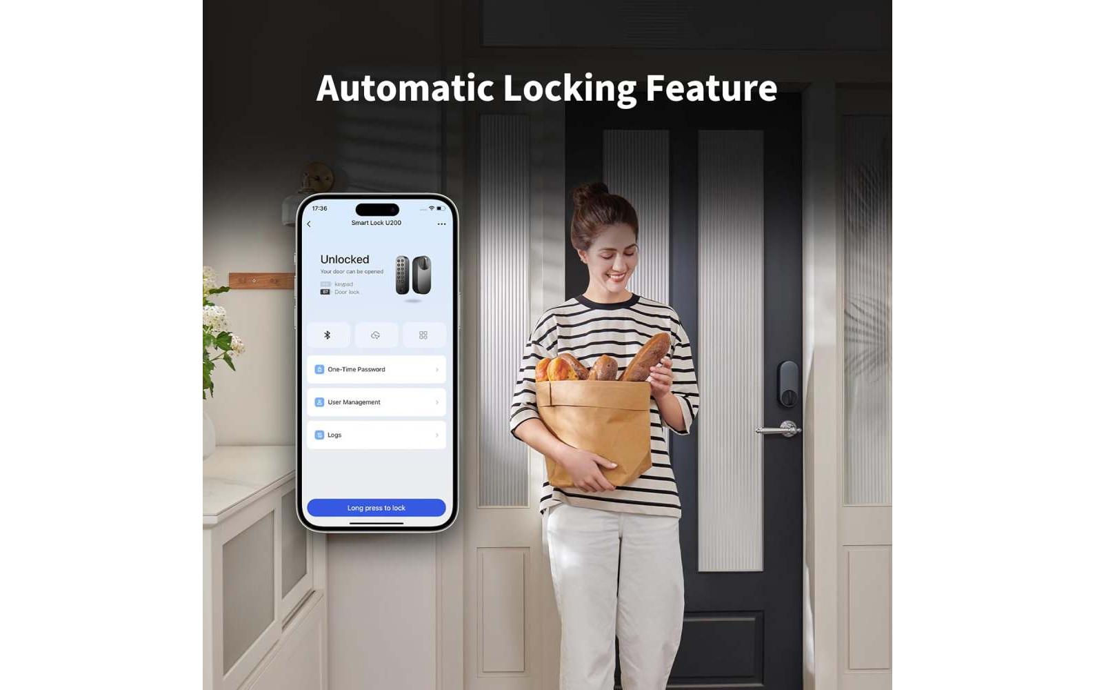 Aqara Smartes Türschloss U200 Schwarz