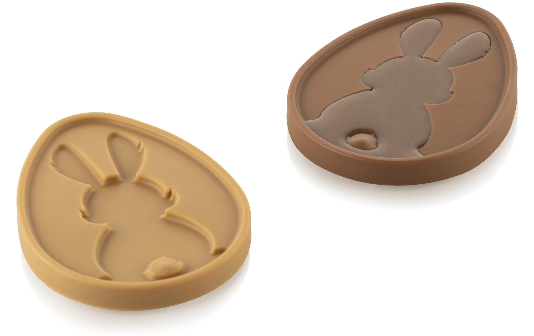 Silikomart Silikonform Silikonform «Hase» Oval, 7 Stück