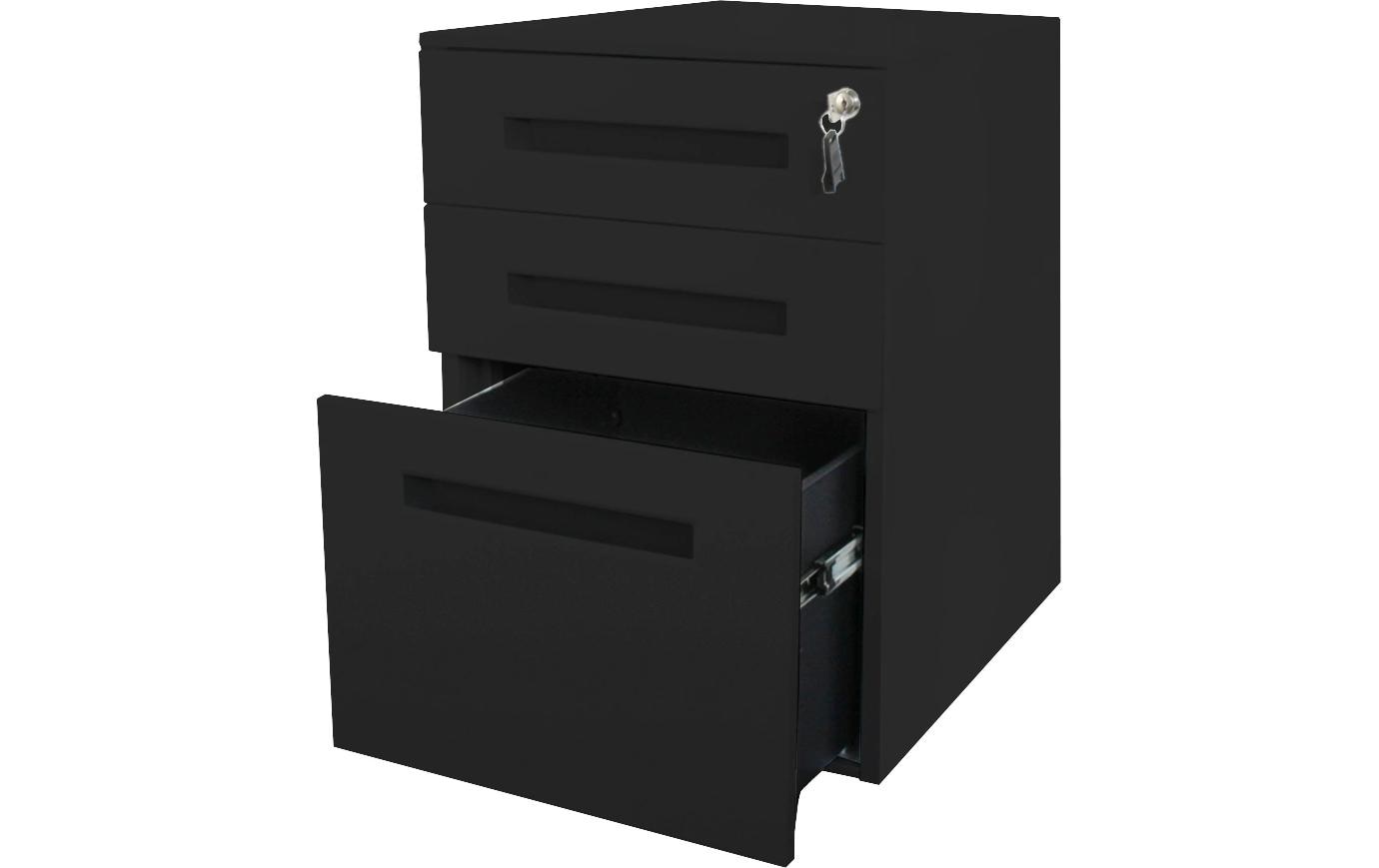 Contini Hängemappenwagen 50 x 39 x 61 cm, Schwarz Contini Hängemappenwagen 50 x 39 x 61 cm, Schwarz