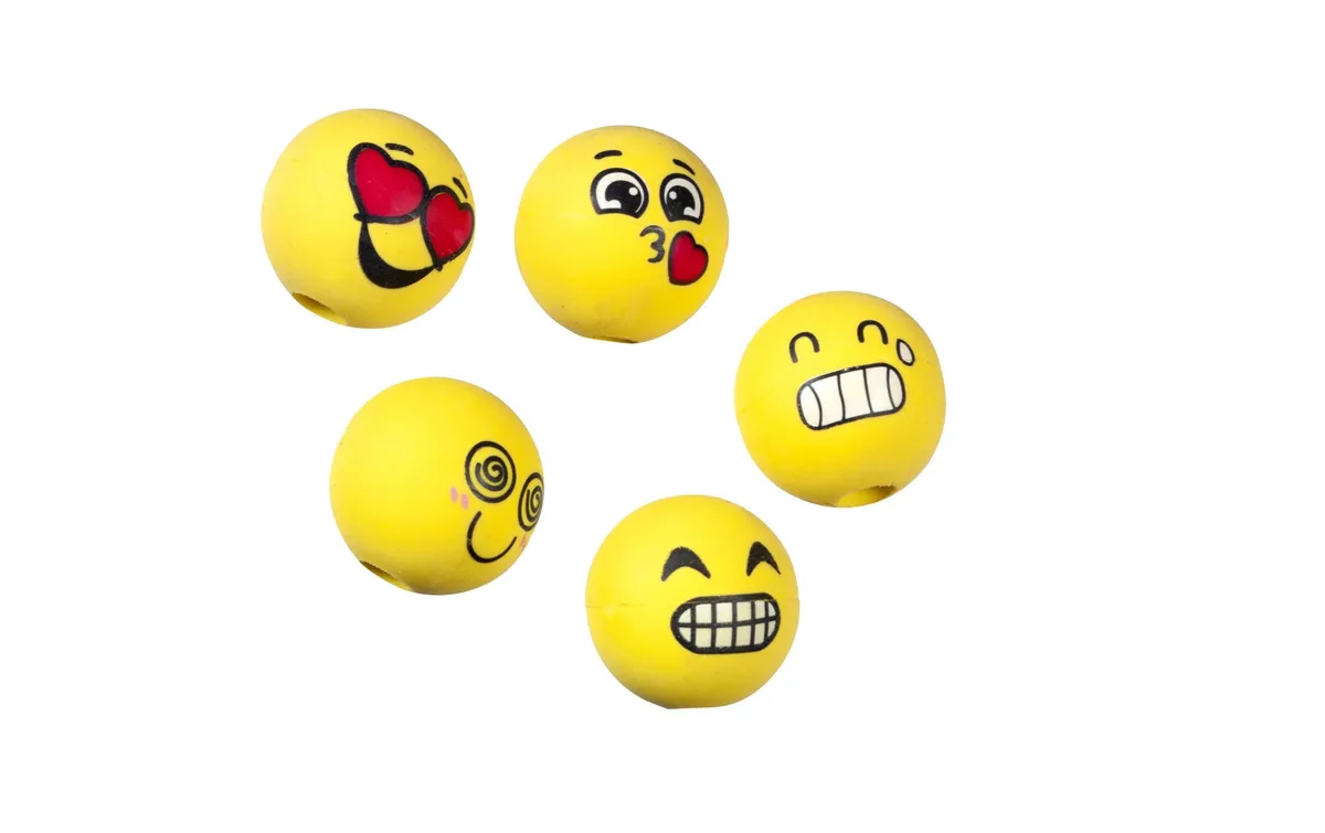 Linex Radiergummi lustige Gesichter 5 Stück, Gelb Linex Radiergummi lustige Gesichter 5 Stück, Gelb