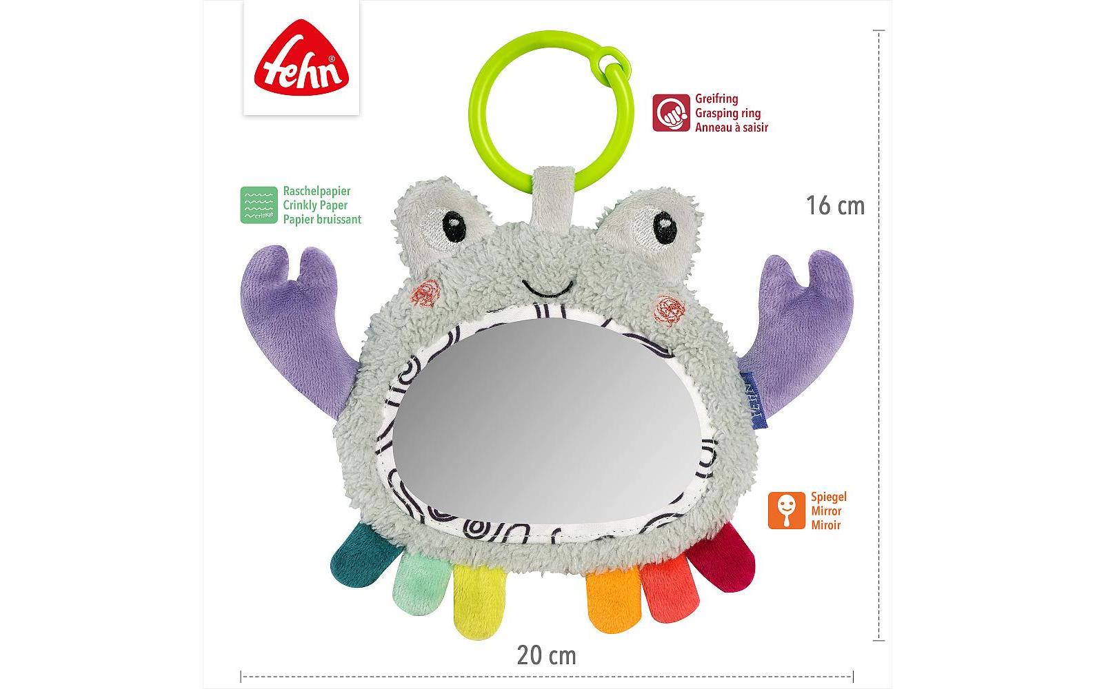fehn Activity-Spiegel Krabbe Mehrfarbig