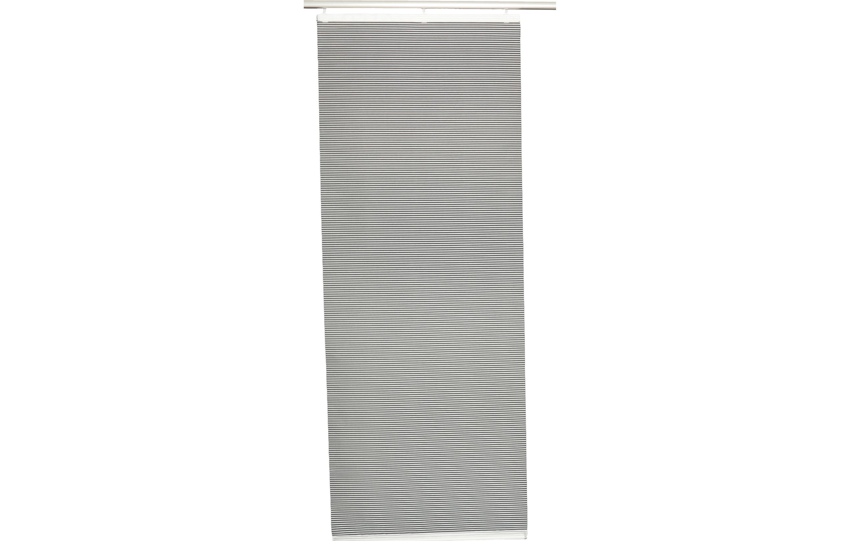 Hubatka Flächenvorhang Uni 60 cm x 240 cm, Weiss