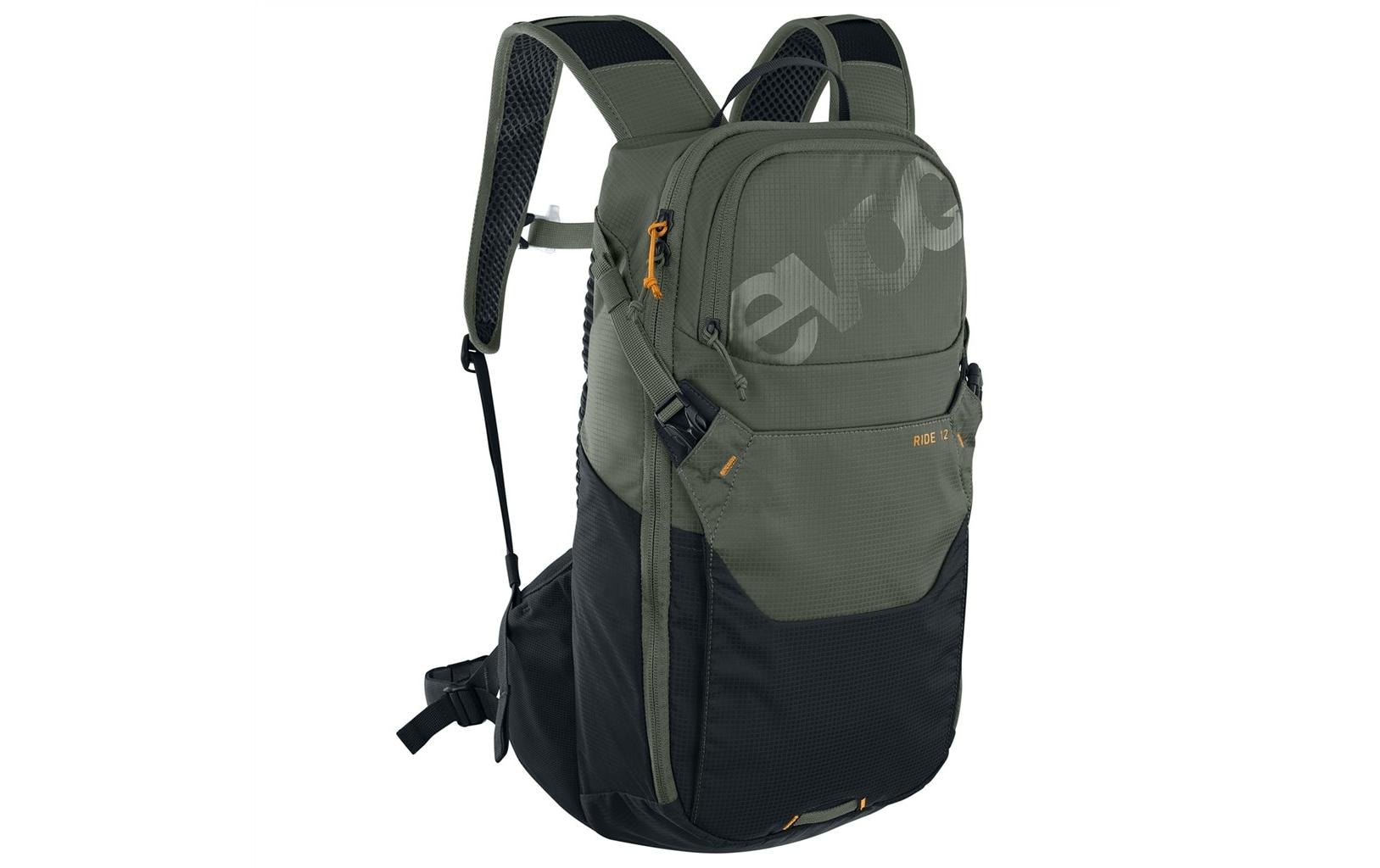 evoc Rucksack Ride 12 L, Dark Olive / Black evoc Rucksack Ride 12 L, Dark Olive / Black
