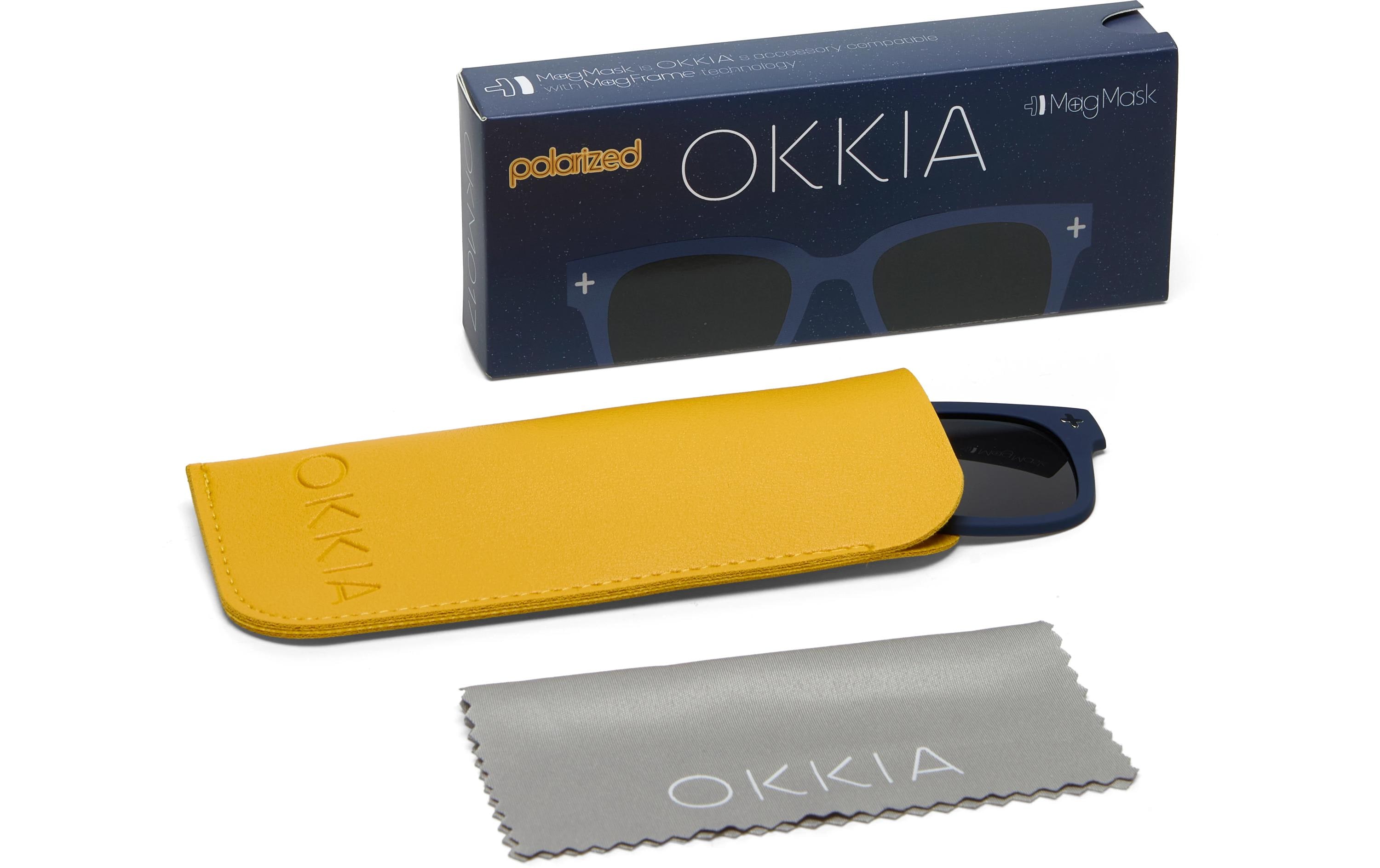 OKKIA Magnet Sonnenbrillenclip Midnight Blue