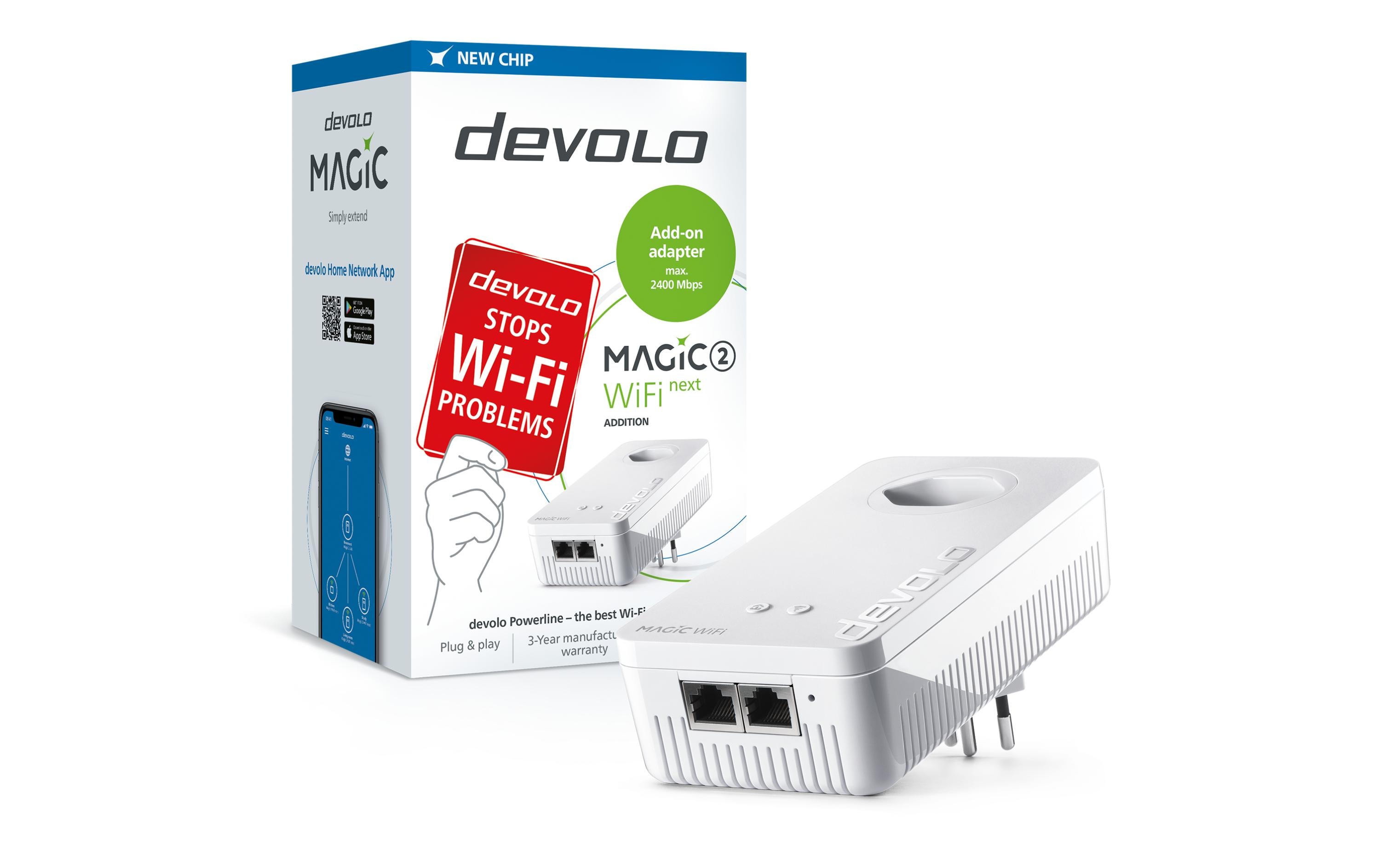 devolo Magic 2 WiFi next Erweiterungsadapter devolo Magic 2 WiFi next Erweiterungsadapter