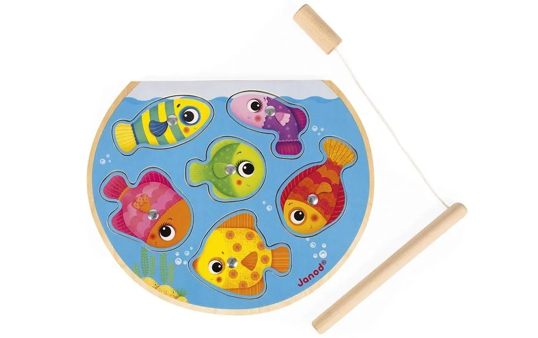 Janod Holzpuzzle Angeln im Fischglas Janod Holzpuzzle Angeln im Fischglas