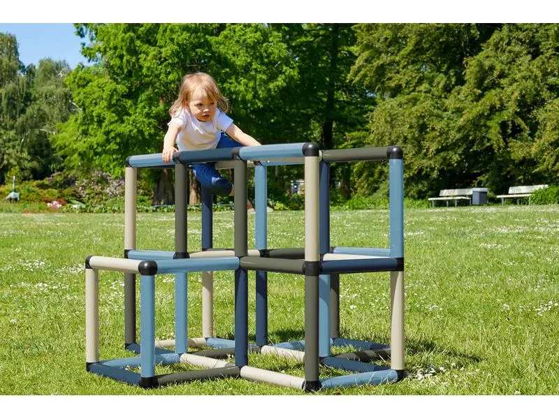 Quadro Spielturm Kletterpyramide HOME petrol Quadro Spielturm Kletterpyramide HOME petrol