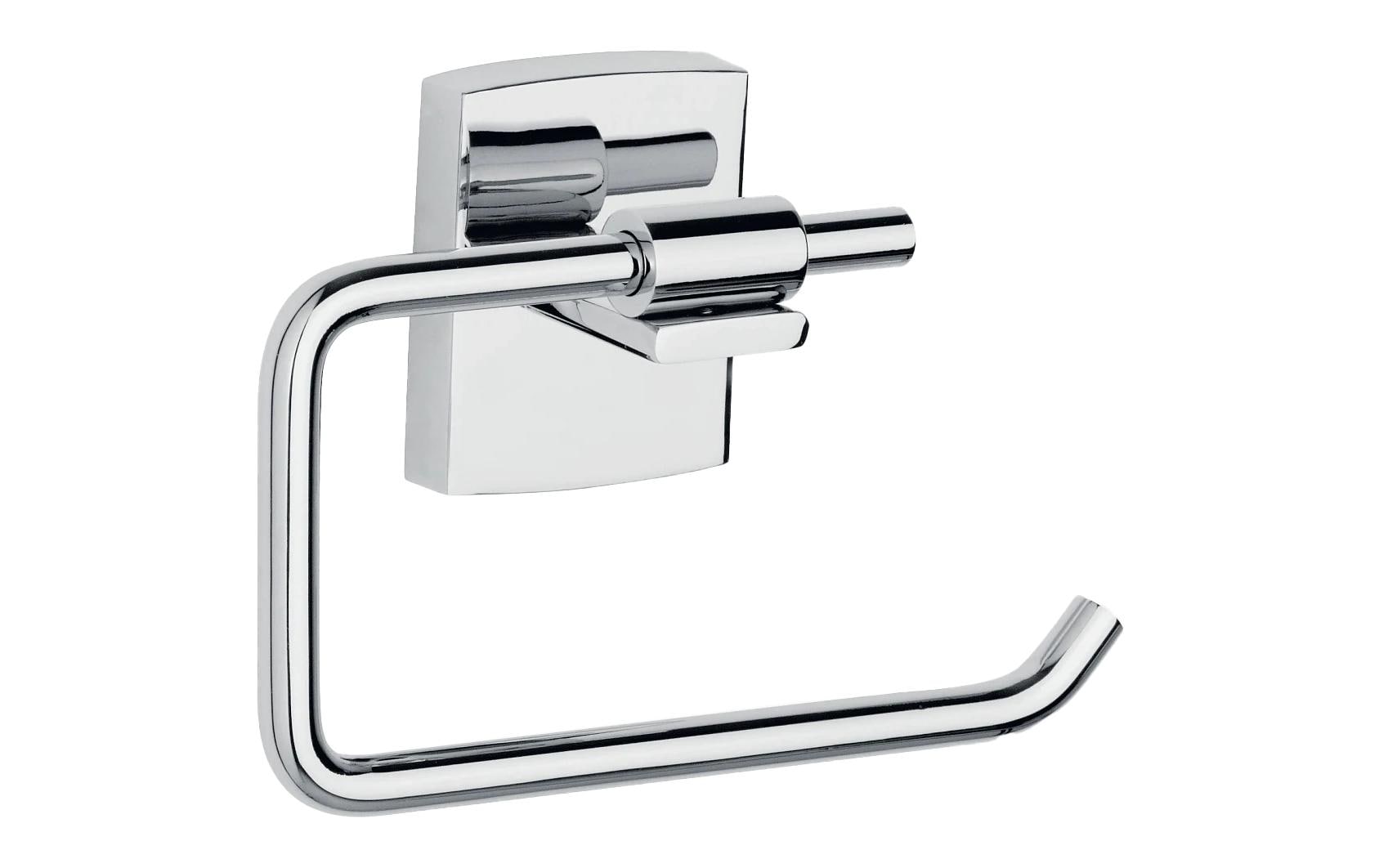 tesa Toilettenpapierhalter Klaam ohne Deckel Silber